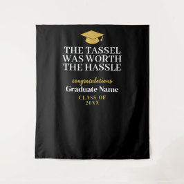 Tapiz Tassel valía la pena la dificultad - graduación mo