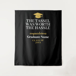 Tapiz Tassel valía la pena la dificultad - graduación mo
