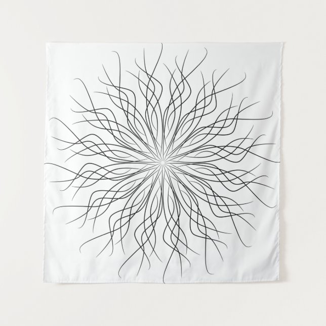 Tapiz Tatuaje mandala pagano espiritual (Anverso)