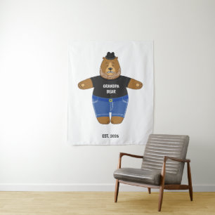 Tapiz Taza Especial Regalo Día del Padre Oso Papá Lindo