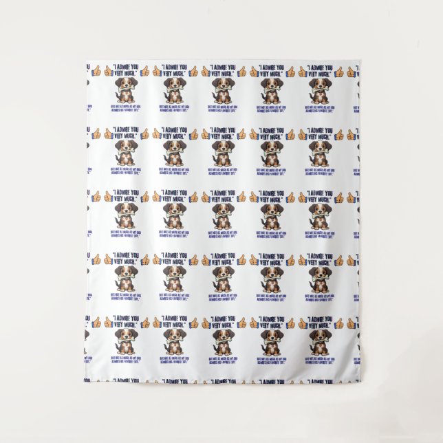 TAPIZ TE ADMIRO MUCHO (Anverso)