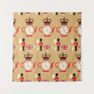 Tapiz Té inglés vintage: sin costuras.