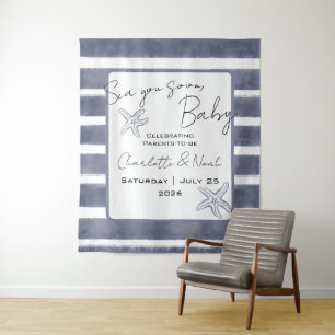 Tapiz Te Veré Pronto Baby Shower Fondo Horizontal
