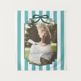 Tapiz Teal Green Graduation