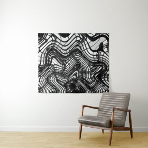 Tapiz Techo blanco y negro ondulado, imágenes del SVP