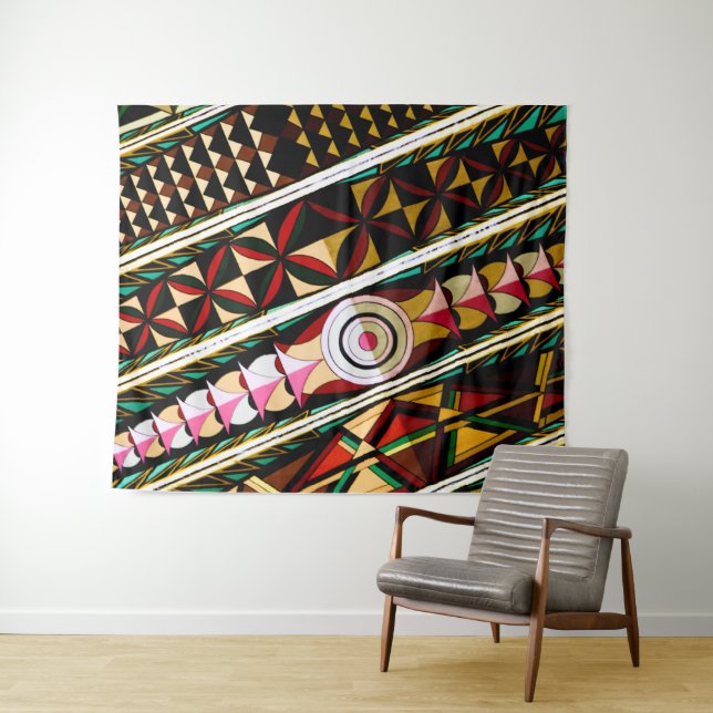 Tapiz Techo español colorido (In situ (horizontal))