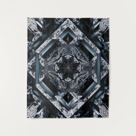 Tapiz Tecnología de resumen moderna: Geo-Cyberpunk ZX-91