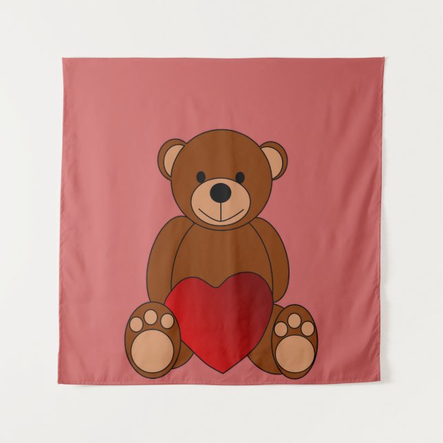 Tapiz Teddy Love (Anverso)