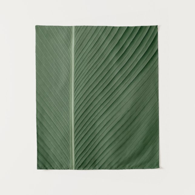 Tapiz Tejidos de rayas verdes y blancas (Anverso)