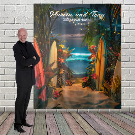 Tapiz Telón colgante de playa y tablas de surf