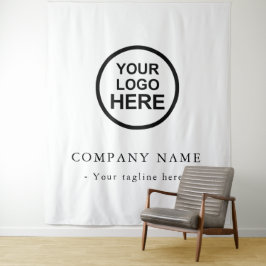 Tapiz Telón de fondo con logotipo de empresa personaliza
