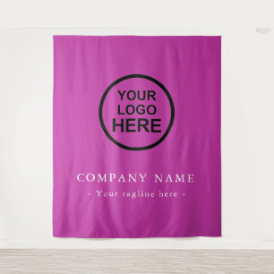 Tapiz Telón de fondo con logotipo de empresa personaliza