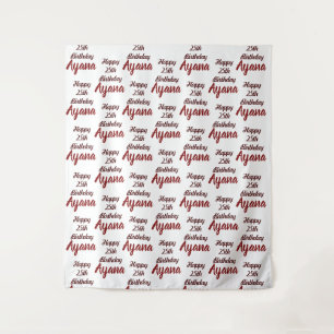 Tapiz Telón de fondo de evento personalizado paso y repe