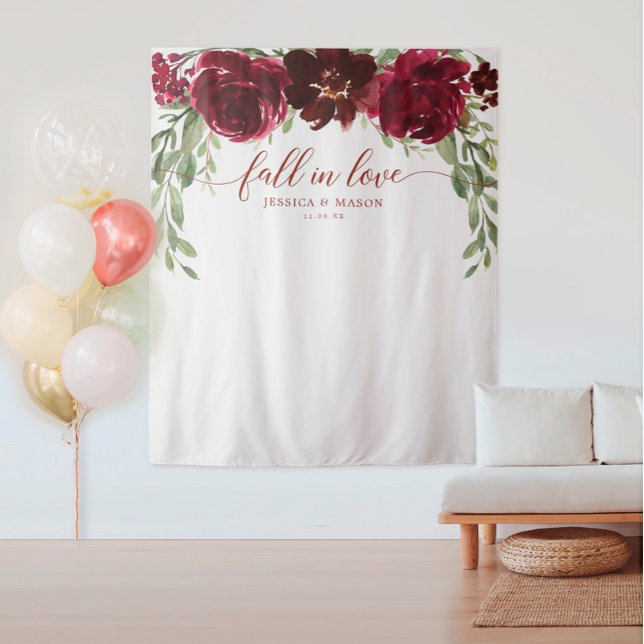 Tapiz Telón de fondo de otoño de calabaza de Borgoña ena (Subido por el creador)