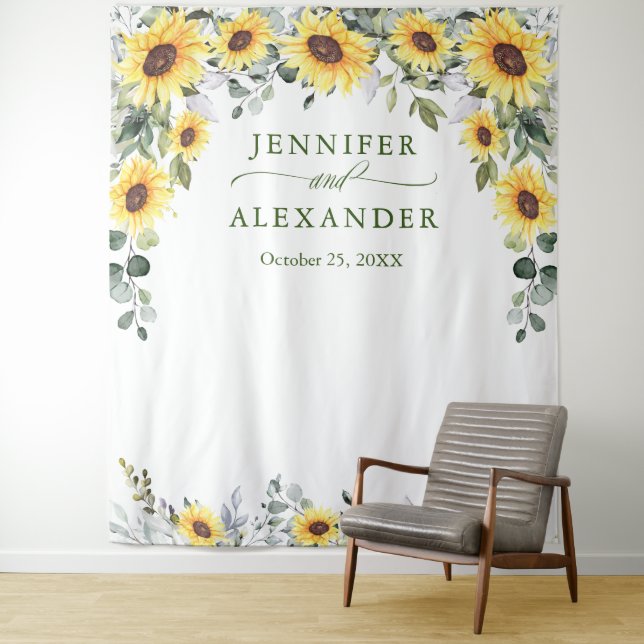 Tapiz Telón de fondo elegante de eucalipto para cabina d (In situ)