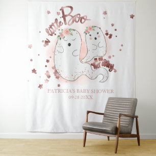 Tapiz Telón de fondo para Baby Shower de una pequeña niñ