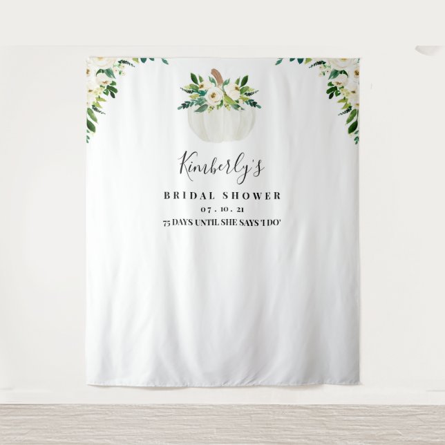 Tapiz Telón de fondo para despedida de soltera con calab (Anverso)