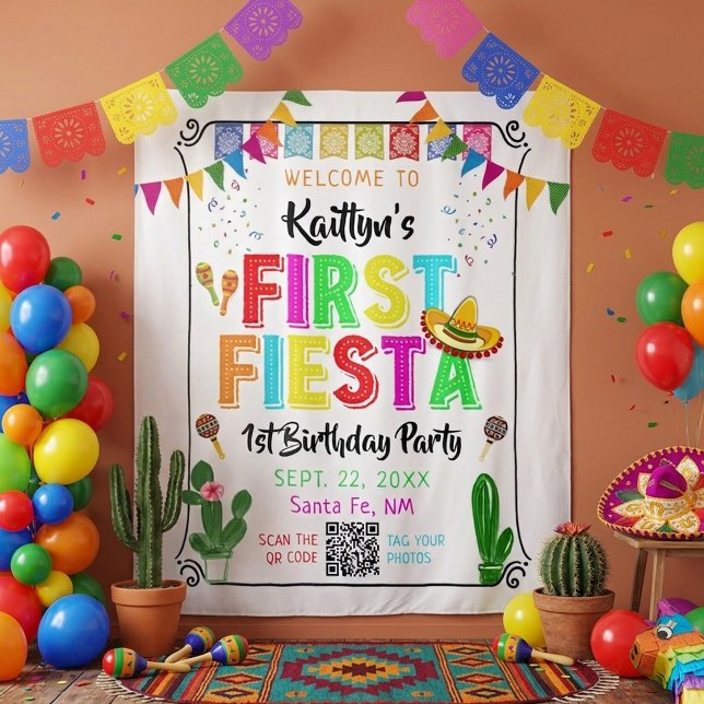 Tapiz Telón de fondo para fiesta de cumpleaños mexicana  (Subido por el creador)
