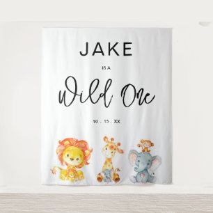 Tapiz Telón de fondo para fiesta de cumpleaños número un