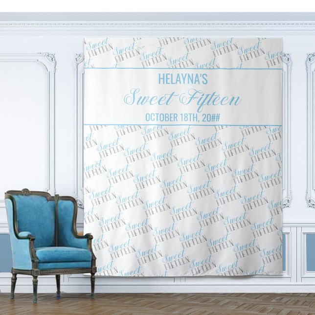 Tapiz Telón de fondo para fiesta de cumpleaños Sweet 15  (Subido por el creador)