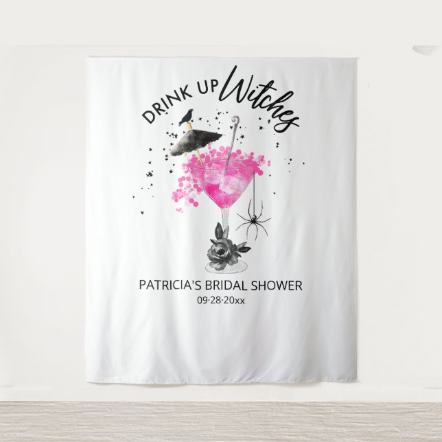 Tapiz Telón de fondo para fiesta de despedida de soltera (Anverso)