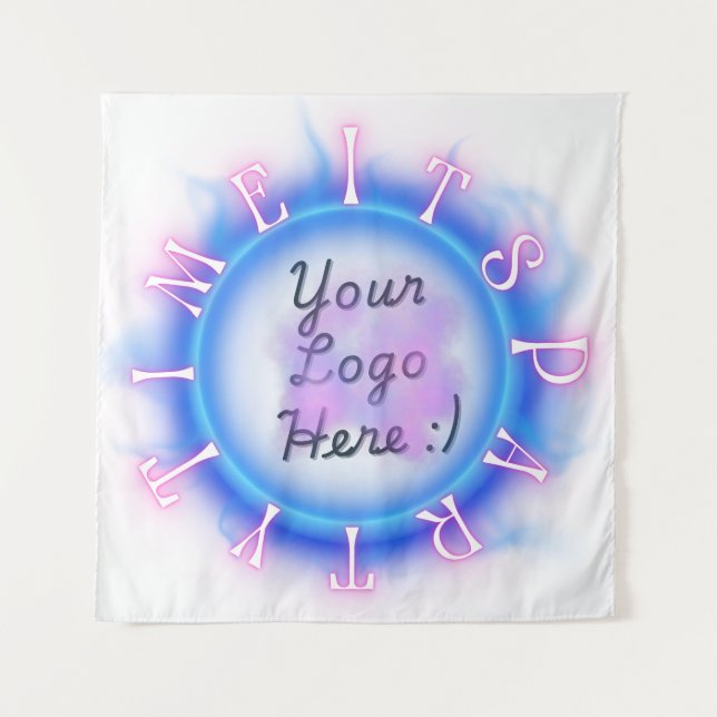 Tapiz Telón de fondo para fiesta de streamer (Anverso)