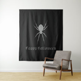 Tapiz Telón de fondo para foto de Halloween de Araña Pla