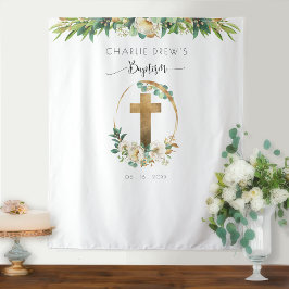 Tapiz Telón de fondo para fotos de Bautizo de Niño / Niñ