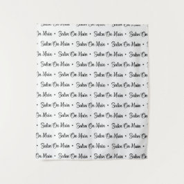 Tapiz Telón de fondo personalizado con logotipo para eve