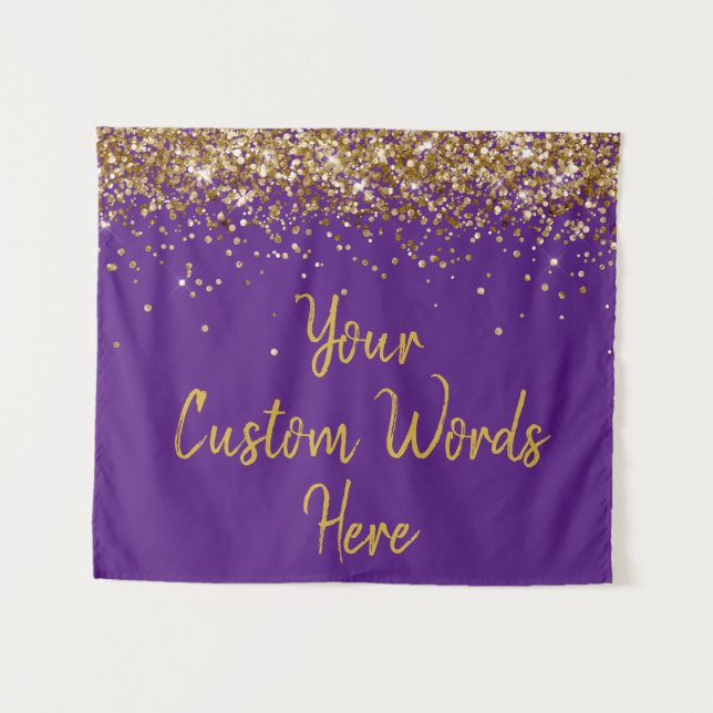 Tapiz Telón de fondo personalizado Cumpleaños Fiesta Cab (Anverso (horizontal))