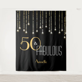 Tapiz Telón de fondo personalizado de fotomatón de oro n