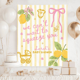 Tapiz Telón de fondo personalizado para baby shower de l