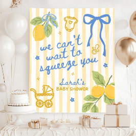 Tapiz Telón de fondo personalizado para baby shower de l