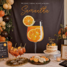 Telón de fondo personalizado para despedida de sol