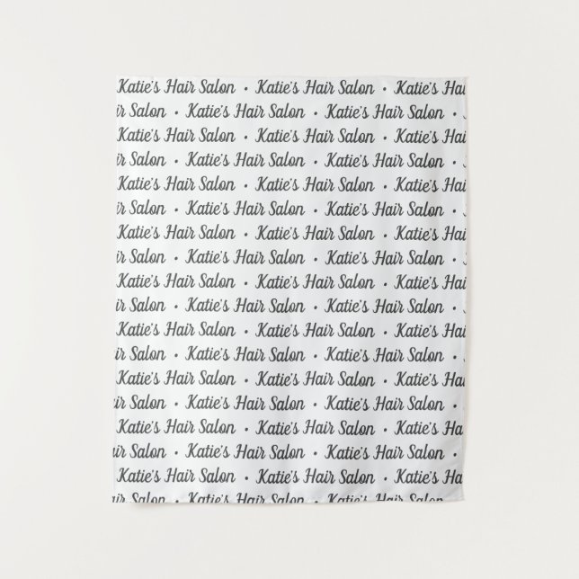 Tapiz Telón de fondo personalizado para eventos con logo (Anverso)