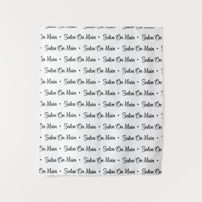 Tapiz Telón de fondo personalizado para eventos con logo (Anverso)