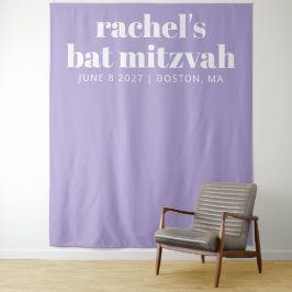 Tapiz Telón personalizado de foto morado moderno Bat Mit