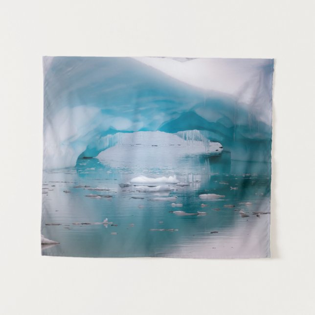 Tapiz Témpano de hielo de Arco Abierto | Antártida (Anverso (horizontal))