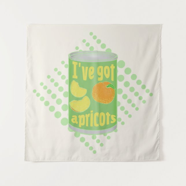 Tapiz Tengo albaricoques Tin de fruta (Anverso)