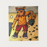 Tennis Ping-Pong Cat