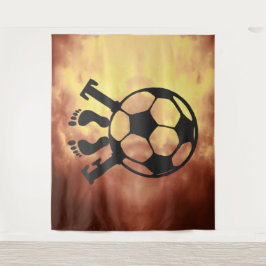 Tapiz Tenture - Crowned Goal – Royal Passion for Footbal