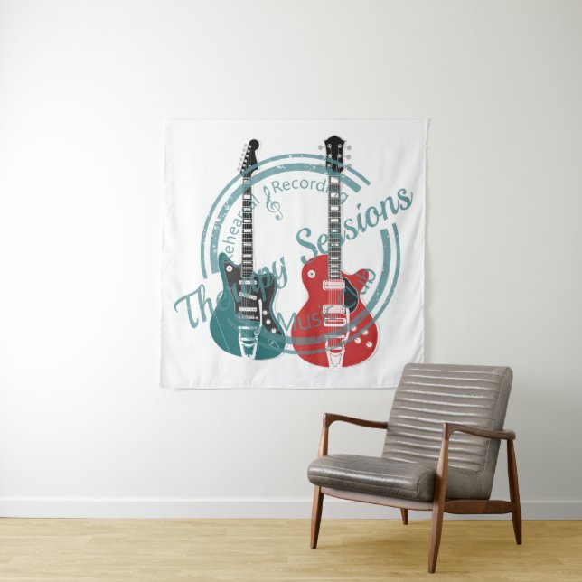 Tapiz Terapia de guitarra (In situ)