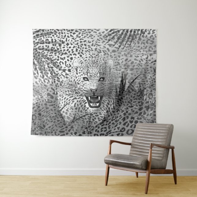 Tapiz Territorio leopardo 2 (In situ (horizontal))