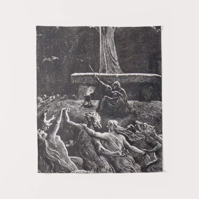 Tapiz Testigos Bailando En El Sábado (Anverso)