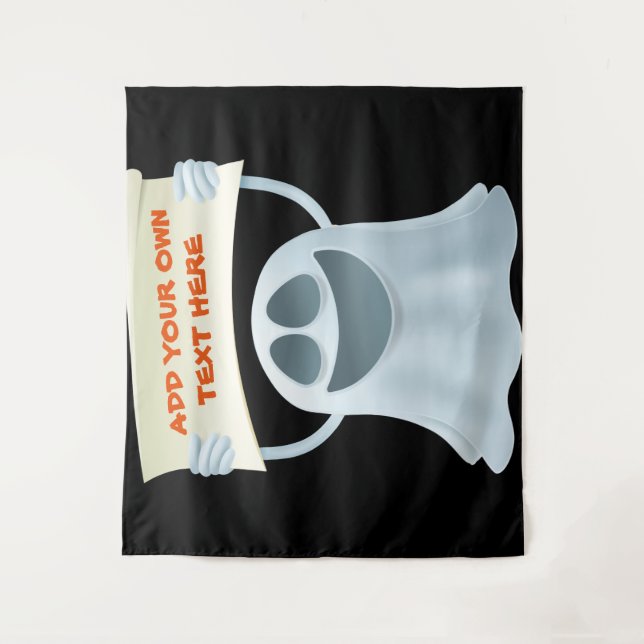 Tapiz Texto de retención de fantasma (Anverso)