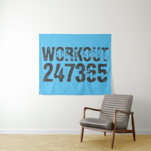 Tapiz Texto desgastado y rayado Entrenamiento 247365 azu