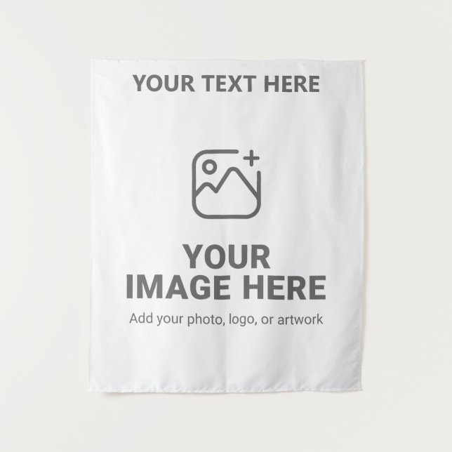 Tapiz Texto e imagen personalizados  (Anverso)