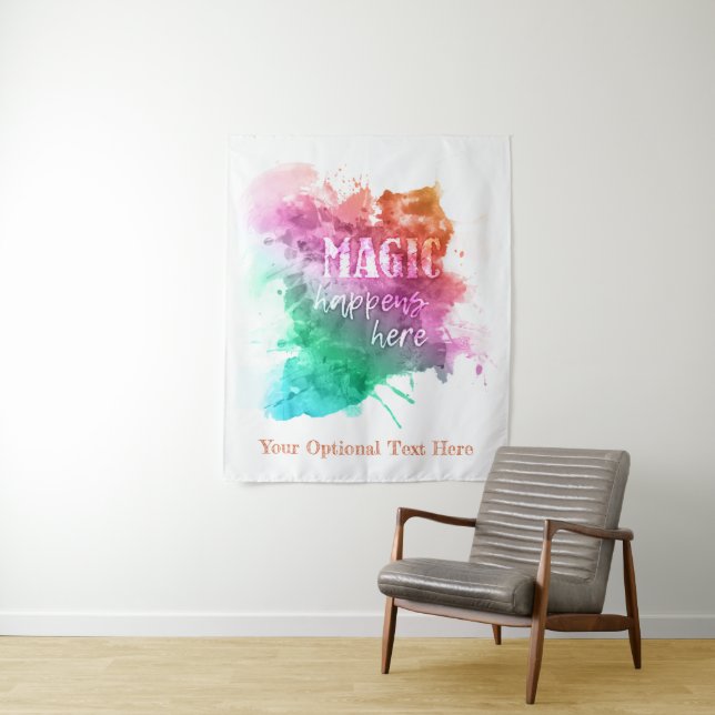 Tapiz Texto personalizado "Magic" tapestry (In situ)