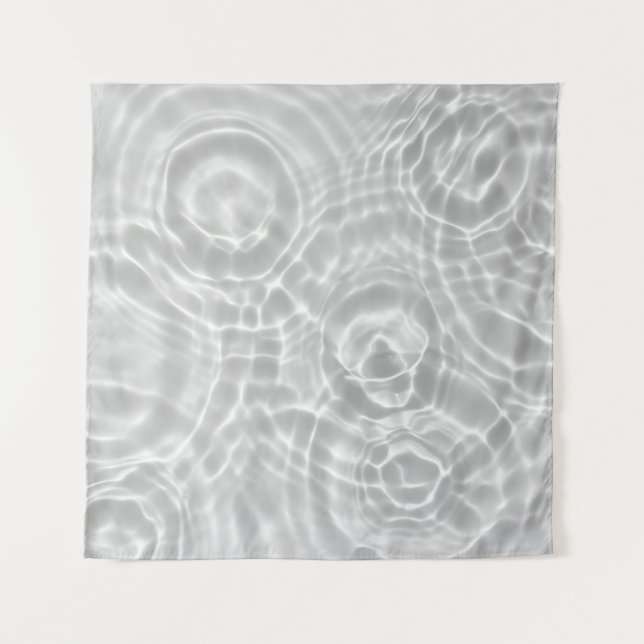 Tapiz Textura abstracta de superficie de agua transparen (Anverso)