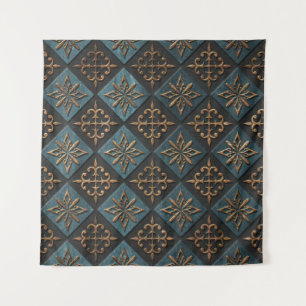 Tapiz Textura de bronce con estampado.